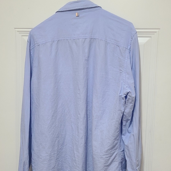United Colors of Benetton Light Blue Men's Shirt Vintage - Picture 5 of 8